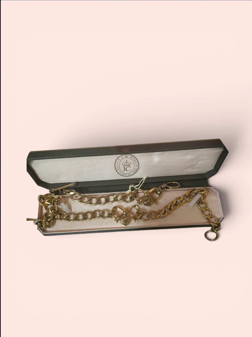 Vintage Juicy Couture necklace & bracelet set